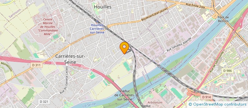 localisation de l'entreprise MADAME KEYSIA SAZANG  CARRIERES-SUR-SEINE