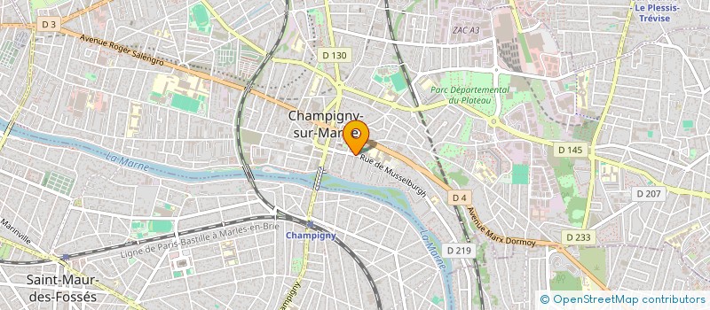 localisation de l'entreprise MADAME KEYU NING à CHAMPIGNY-SUR-MARNE