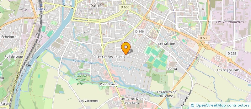 localisation de l'entreprise MADAME KEZBAN BOZGOZ  SENS