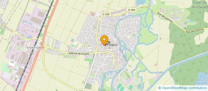 localisation de l'entreprise MADAME KEZBAN EGILMEZ  ERSTEIN