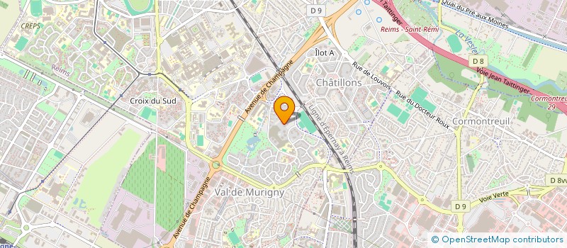 localisation de l'entreprise MADAME KEZBAN YANYANA  REIMS