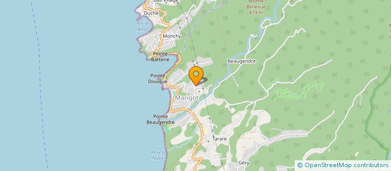 localisation de l'entreprise MADAME KEZIA DARLIS à VIEUX-HABITANTS