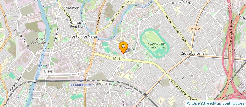 localisation de l'entreprise MADAME KEZIA LANCELEVEE à MARCQ-EN-BARŒUL