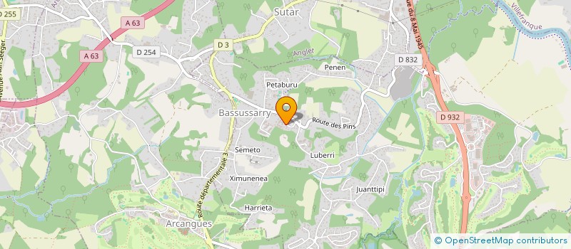 localisation de l'entreprise MADAME KEZIAH GIRARD  BASSUSSARRY