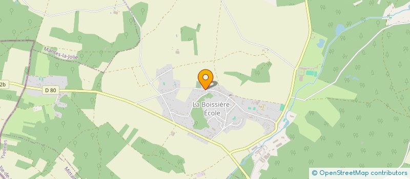 localisation de l'entreprise MADAME KEZIAH LACAILLE  LA BOISSIERE-ECOLE