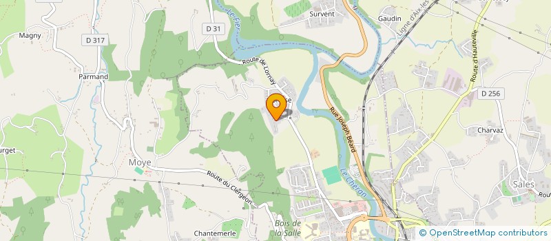 localisation de l'entreprise MADAME KEZIBAN KILINC  RUMILLY