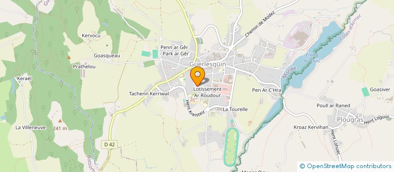 localisation de l'entreprise MADAME KEZIBAN ZENGIN  GUERLESQUIN