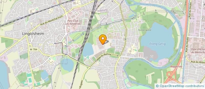 localisation de l'entreprise MADAME KHADDOUJ MOUNIR  OSTWALD