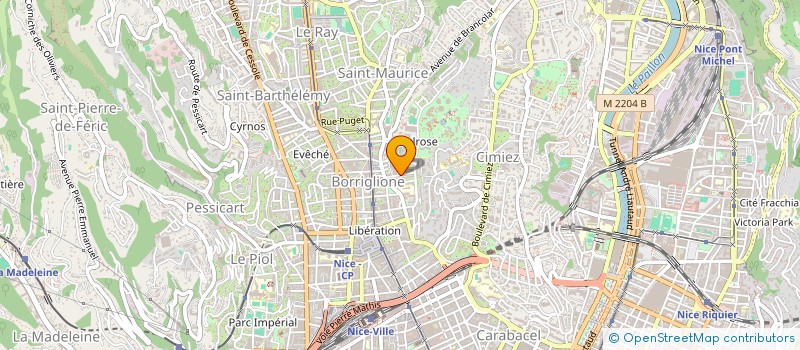 localisation de l'entreprise MADAME KHADDOUJ RAMLAOUI  NICE