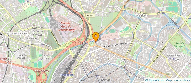localisation de l'entreprise MADAME KHADEJA JANAHI à STRASBOURG