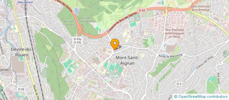 localisation de l'entreprise MADAME KHADHRA BENYAMINA  MONT-SAINT-AIGNAN