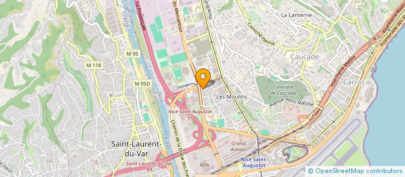localisation de l'entreprise MADAME KHADI AOUCHEVA à NICE