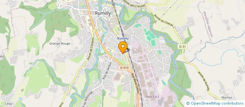 localisation de l'entreprise MADAME KHADIDIATOU CAMARA  RUMILLY