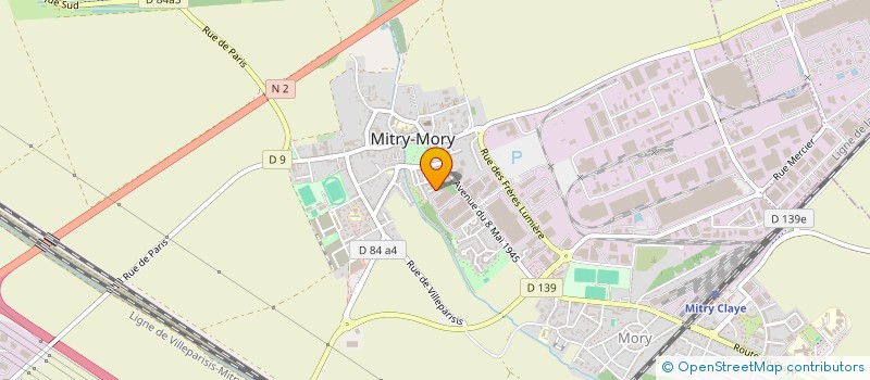 localisation de l'entreprise MADAME KHADIDIATOU CISSE  MITRY-MORY