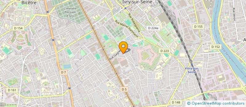 localisation de l'entreprise MADAME KHADIDIATOU DJITTE  VITRY-SUR-SEINE