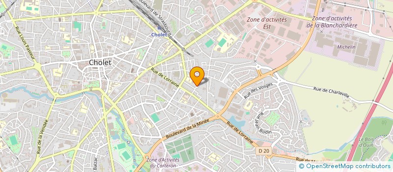 localisation de l'entreprise MADAME KHADIDIATOU KANOUTE à CHOLET