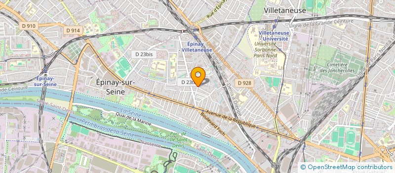 localisation de l'entreprise MADAME KHADIDJA AIDROUS à EPINAY-SUR-SEINE