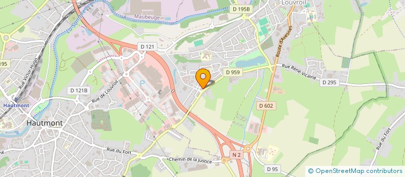 localisation de l'entreprise MADAME KHADIDJA AIT SI ALI  LOUVROIL