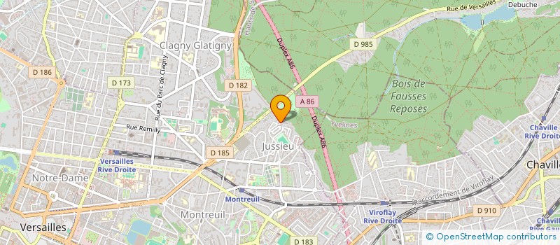 localisation de l'entreprise MADAME KHADIDJA COULIBALY à VERSAILLES