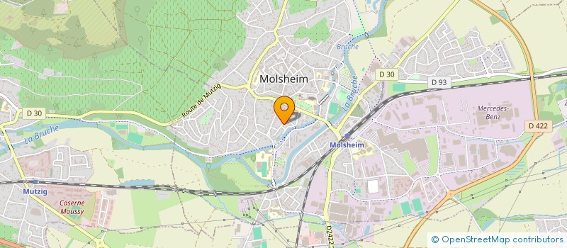 localisation de l'entreprise MADAME KHADIDJA DELMI  MOLSHEIM