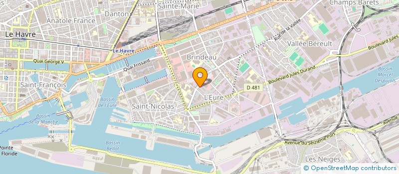 localisation de l'entreprise MADAME KHADIDJA GHERRAS  LE HAVRE