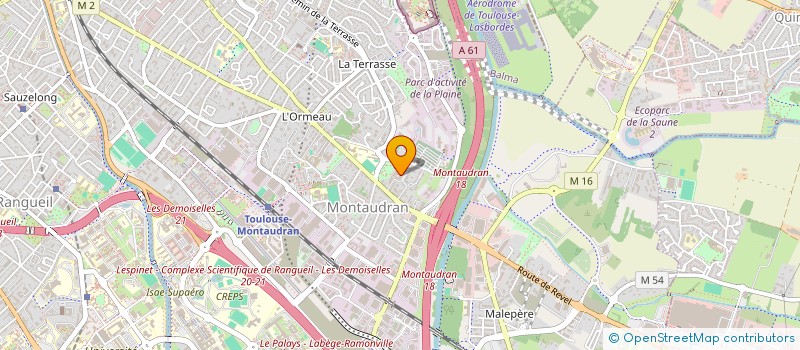 localisation de l'entreprise MADAME KHADIDJA HADRI  TOULOUSE