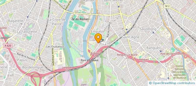 localisation de l'entreprise MADAME KHADIDJA HAMADOUCHE  TOULOUSE