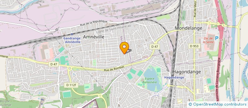 localisation de l'entreprise MADAME KHADIDJA HAMNACHE  AMNEVILLE