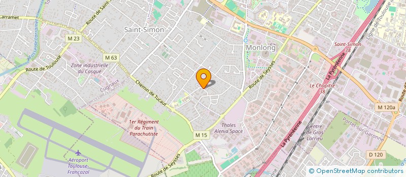 localisation de l'entreprise MADAME KHADIDJA HATTALI à TOULOUSE