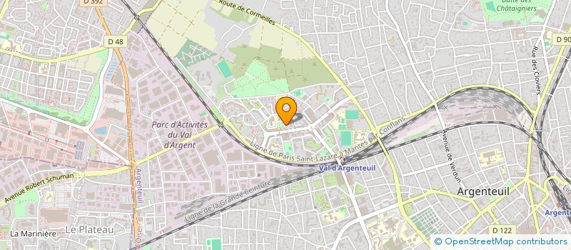 localisation de l'entreprise MADAME KHADIDJA MOHAMMED  ARGENTEUIL