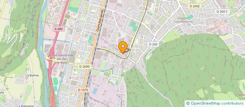 localisation de l'entreprise MADAME KHADIDJA SABRI  LE PONT-DE-CLAIX