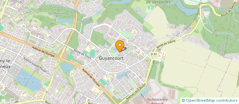 localisation de l'entreprise MADAME KHADIDJA SHAIK  GUYANCOURT