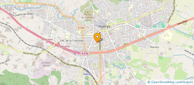 localisation de l'entreprise MADAME KHADIGE BAALBAKI  HYERES