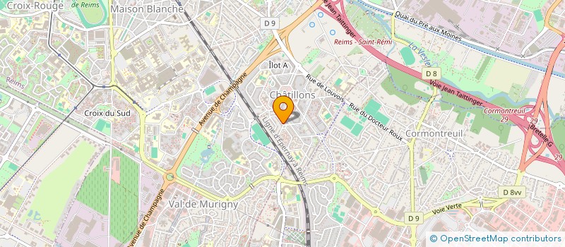 localisation de l'entreprise MADAME KHADIJA ACHIBANE  REIMS