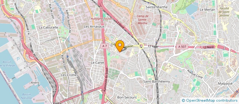 localisation de l'entreprise MADAME KHADIJA AHARIZ à MARSEILLE