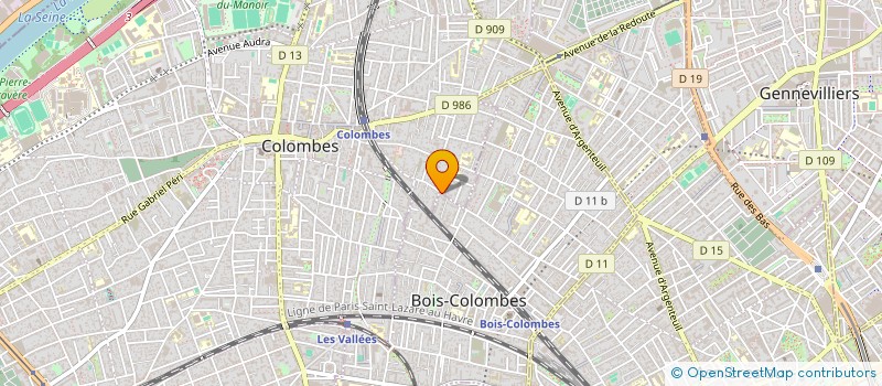 localisation de l'entreprise MADAME KHADIJA AHMED à COLOMBES