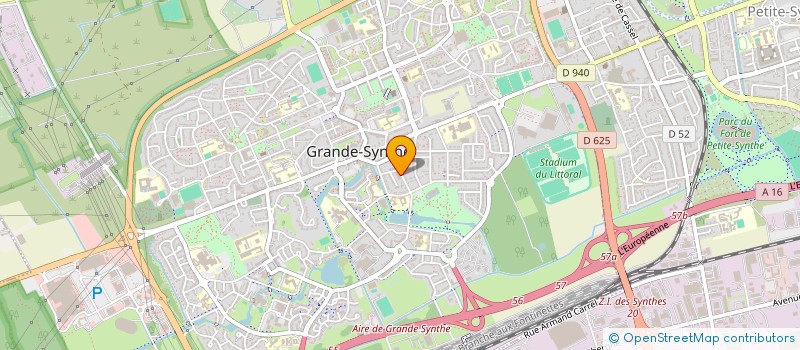 localisation de l'entreprise MADAME KHADIJA AIT MOUAAL  GRANDE-SYNTHE