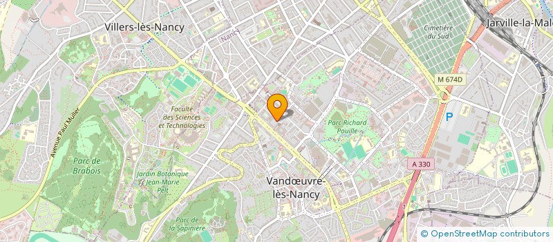 localisation de l'entreprise MADAME KHADIJA AIT OUHRA  VANDUVRE-LES-NANCY