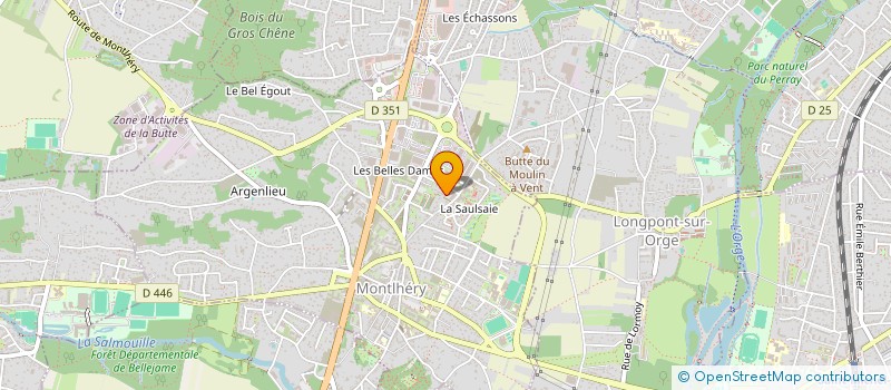 localisation de l'entreprise MADAME KHADIJA AIT SIAMEUR  MONTLHERY