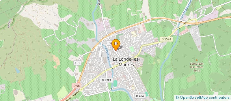 localisation de l'entreprise MADAME KHADIJA AMARA  LA LONDE-LES-MAURES