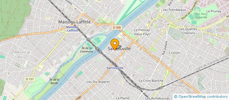 localisation de l'entreprise MADAME KHADIJA AMRANI à SARTROUVILLE