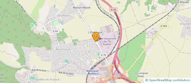 localisation de l'entreprise MADAME KHADIJA AZZ à MONTSOULT