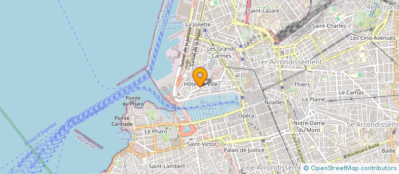 localisation de l'entreprise MADAME KHADIJA AZZAME ERRAHHALI  MARSEILLE