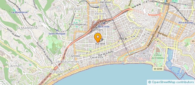 localisation de l'entreprise MADAME KHADIJA BADRI à NICE