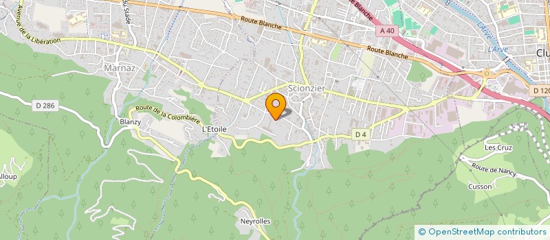 localisation de l'entreprise MADAME KHADIJA BECHAR  SCIONZIER