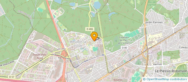 localisation de l'entreprise MADAME KHADIJA BELHACHANI  MEUDON