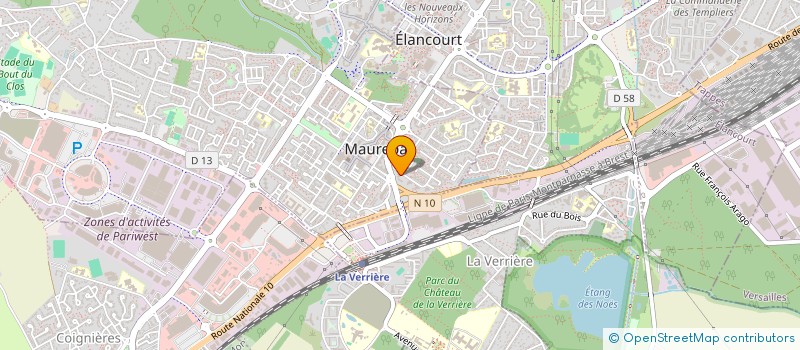 localisation de l'entreprise MADAME KHADIJA BEN HADIDA  MAUREPAS