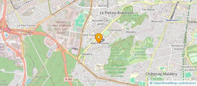 localisation de l'entreprise MADAME KHADIJA BENLAOUBI à LE PLESSIS-ROBINSON