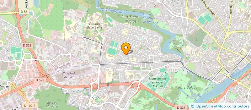 localisation de l'entreprise MADAME KHADIJA BENMANSOUR à ANGERS