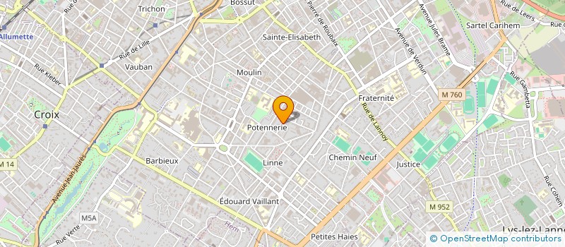 localisation de l'entreprise MADAME KHADIJA BERREHIM  ROUBAIX